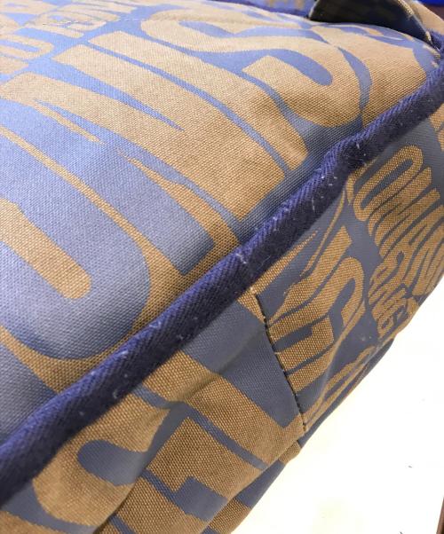 Vivienne Westwood ANGLOMANIA（ヴィヴィアンウエストウッドアングロマニア）VIVIENNE WESTWOOD ANGLOMANIA (ヴィヴィアンウエストウッドアングロマニア) 総柄バックパック カーキ×ネイビーの古着・服飾アイテム