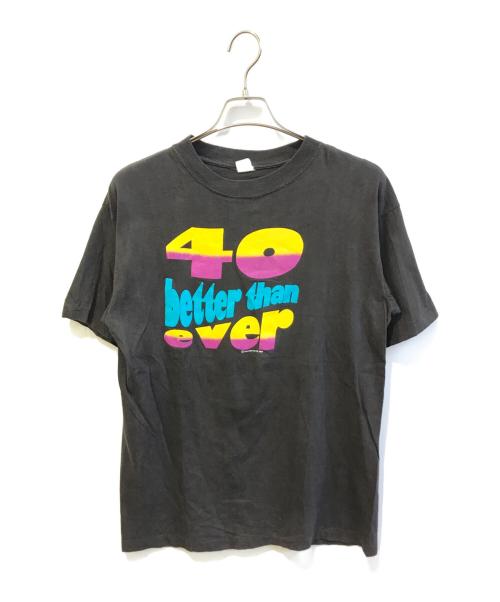 USED（ユーズド）USED (ユーズド) 40 better than ever Tシャツ ブラック サイズ:X-LARGEの古着・服飾アイテム