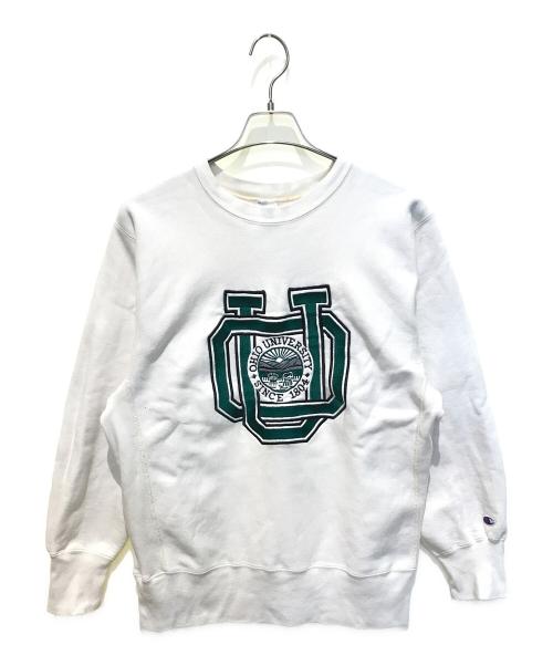 Champion（チャンピオン）Champion (チャンピオン) リバースウィーブスウェット ホワイト サイズ:LARGEの古着・服飾アイテム