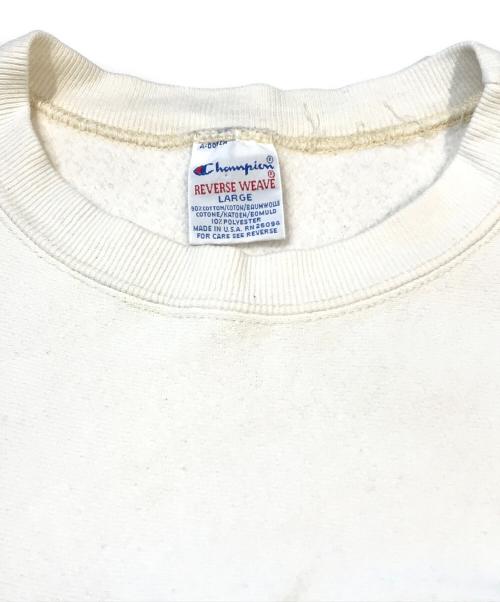 Champion（チャンピオン）Champion (チャンピオン) リバースウィーブスウェット ホワイト サイズ:LARGEの古着・服飾アイテム