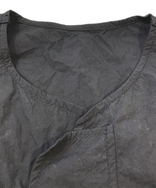 BEAMS BOY（ビームスボーイ）BEAMS BOY (ビームスボーイ) ミリタリー サイドリボン ノースリーブ ワンピース　13-26-0147-652 ブラック サイズ:Freeの古着・服飾アイテム