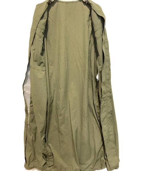 BEAMS BOY（ビームスボーイ）BEAMS BOY (ビームスボーイ) ミリタリー サイドリボン ノースリーブ ワンピース　13-26-0147-652 オリーブ サイズ:Freeの古着・服飾アイテム