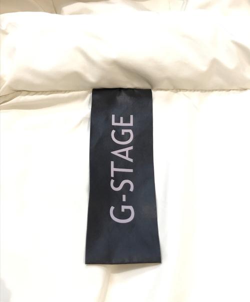G-Stage（ジーステージ）G-Stage (ジーステージ) ダウン＆ボンディングフリースコンビフーデッドブルゾン 600401 アイボリー サイズ:XLの古着・服飾アイテム