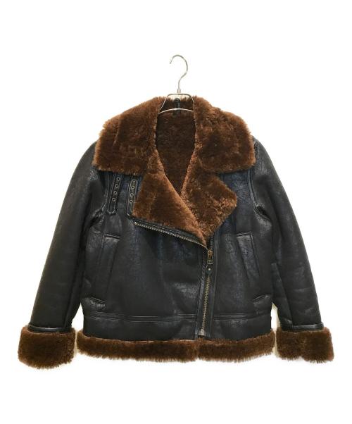 Spick and Span（スピック＆スパン）Spick and Span (スピックアンドスパン) アビエイターコクーンブルゾン　21011200100030 ブラック サイズ:Sの古着・服飾アイテム