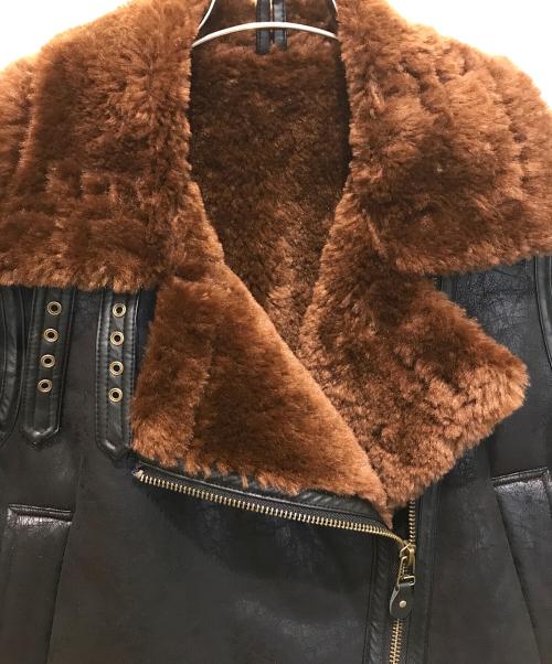 Spick and Span（スピック＆スパン）Spick and Span (スピックアンドスパン) アビエイターコクーンブルゾン　21011200100030 ブラック サイズ:Sの古着・服飾アイテム