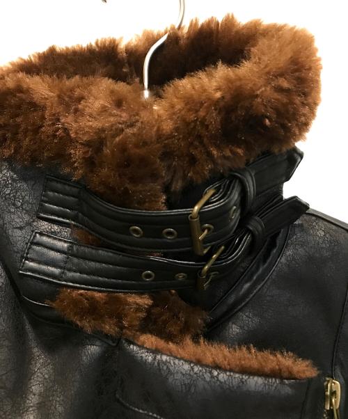 Spick and Span（スピック＆スパン）Spick and Span (スピックアンドスパン) アビエイターコクーンブルゾン　21011200100030 ブラック サイズ:Sの古着・服飾アイテム