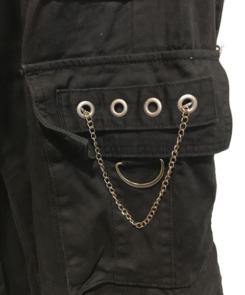 REFLEM（レフレム）REFLEM (レフレム) 2WAYワイドボンテージパンツ　RF23-C12　RF23-C12　　RF23-C12 ブラック サイズ:Freeの古着・服飾アイテム