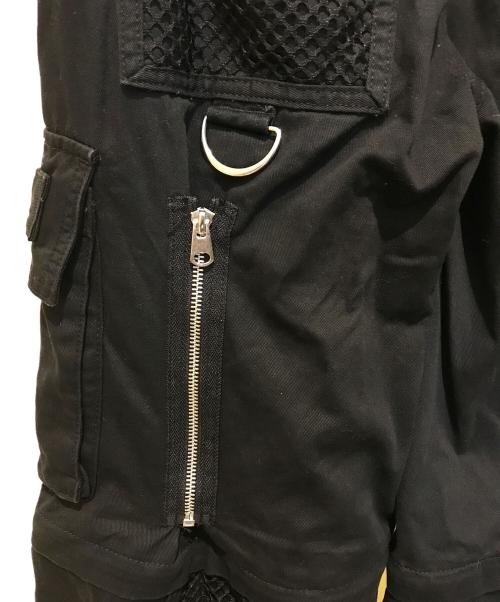 REFLEM（レフレム）REFLEM (レフレム) 2WAYワイドボンテージパンツ　RF23-C12　RF23-C12　　RF23-C12 ブラック サイズ:Freeの古着・服飾アイテム