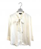 theoryセオリー）の古着「PRIME GGT TIE BLOUSE　01-2308214-150-902」｜ホワイト