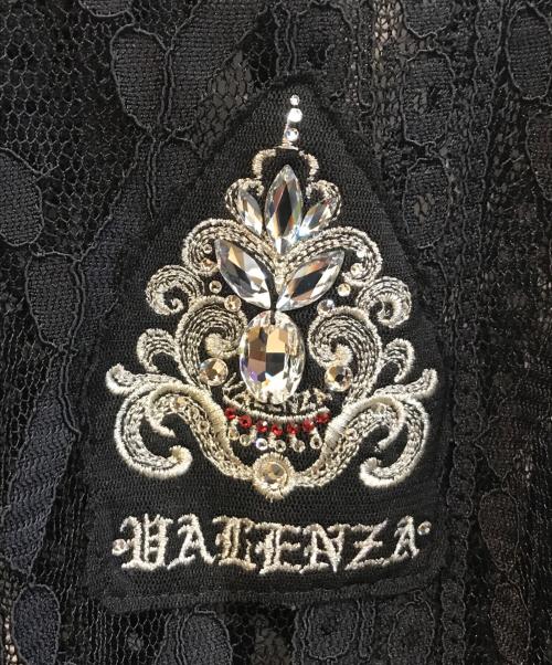 VALENZA（バレンザ）VALENZA (バレンザ) レースパーカー ブラック サイズ:Lの古着・服飾アイテム
