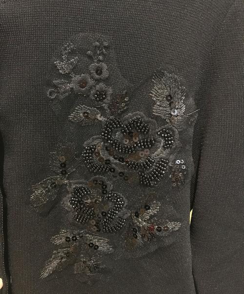 Super Beauty（スーパービューティ）Super Beauty (スーパービューティ) カーディガン ブラック サイズ:Lの古着・服飾アイテム