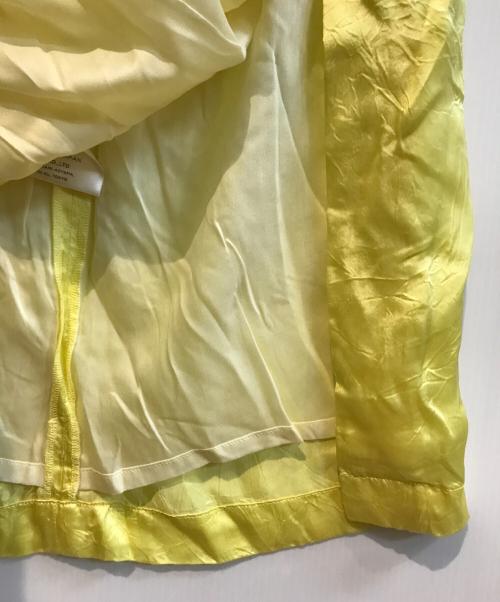 INSCRIRE（アンスクリア）INSCRIRE (アンスクリア) Cupra Washer Maxi Skirt イエロー サイズ:Sの古着・服飾アイテム