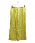 INSCRIRE (アンスクリア) Cupra Washer Maxi Skirt イエロー サイズ:S：5000円