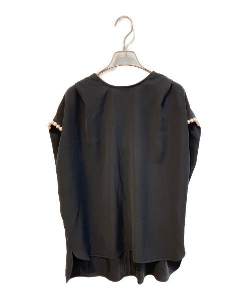 VIRINA（ヴィリーナ）VIRINA (ヴィリーナ) ルカパールトップス ブラック サイズ:Sの古着・服飾アイテム