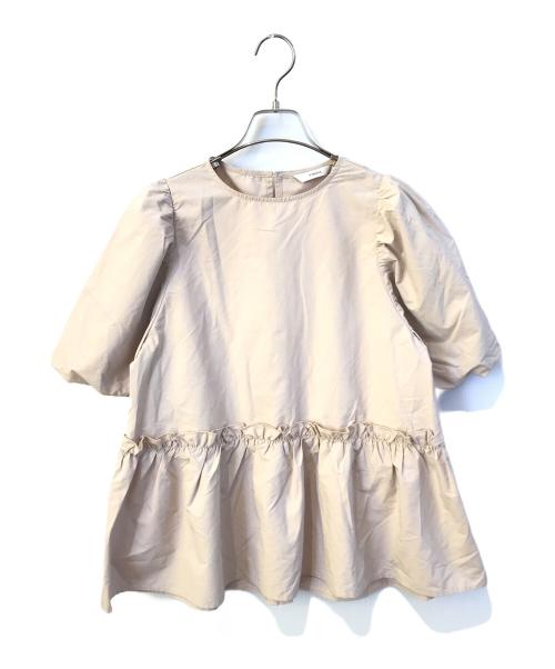 VIRINA（ヴィリーナ）VIRINA (ヴィリーナ) グレタブラウス ベージュ サイズ:Sの古着・服飾アイテム