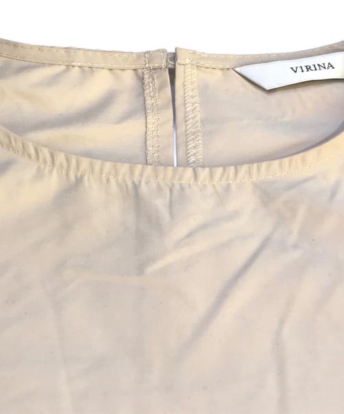 VIRINA（ヴィリーナ）VIRINA (ヴィリーナ) グレタブラウス ベージュ サイズ:Sの古着・服飾アイテム