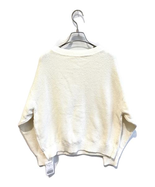 FRAMeWORK（フレームワーク）FRAMeWORK (フレームワーク) カノコ2WAYヘンリーニット　25080220722030 ホワイト サイズ:F 未使用品の古着・服飾アイテム