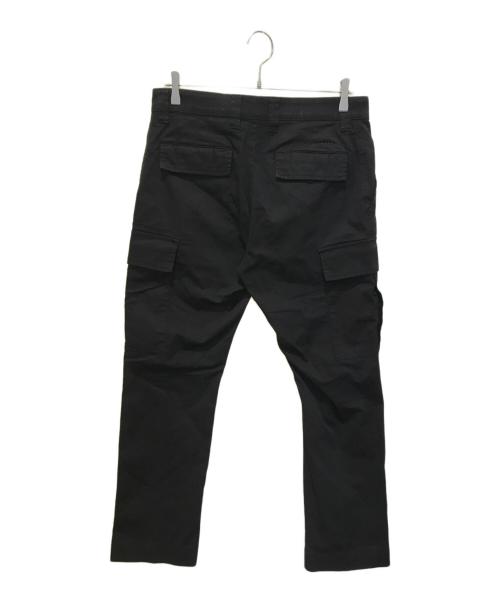 YCHAI（イカイ）YCHAI (イカイ) ロブストコットンストレッチギャバジンテーパードフィットカーゴパンツ YPU034 ブラック サイズ:76cm(W30)の古着・服飾アイテム