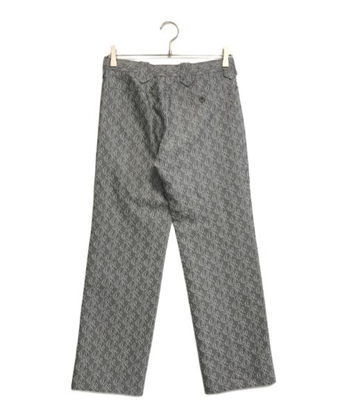 KATHARINE HAMNETT（キャサリンハムネット）KATHARINE HAMNETT (キャサリンハムネット) 総柄パンツ グレー サイズ:Sの古着・服飾アイテム
