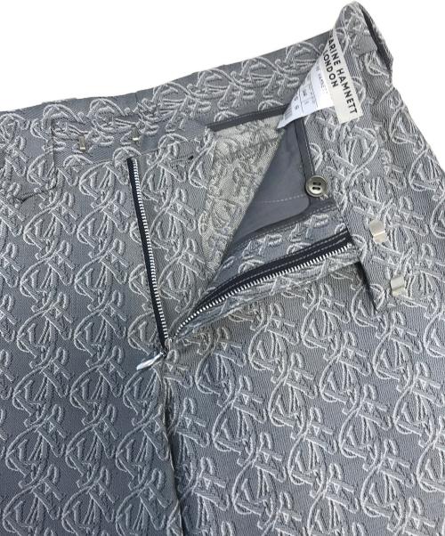 KATHARINE HAMNETT（キャサリンハムネット）KATHARINE HAMNETT (キャサリンハムネット) 総柄パンツ グレー サイズ:Sの古着・服飾アイテム
