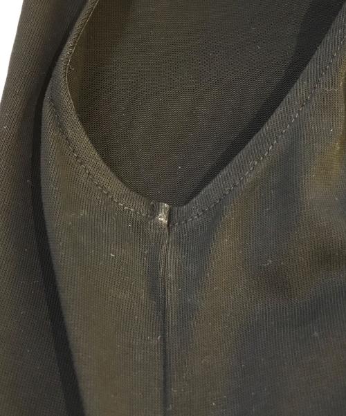 23区（ニジュウサンク）23区 (ニジュウサンク) ツイストコットンプレーティングスリーブレスワンピース　OPWOGA0131 ブラック サイズ:Mの古着・服飾アイテム