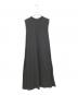 23区（ニジュウサンク）の古着「ツイストコットンプレーティングスリーブレスワンピース　OPWOGA0131」｜ブラック