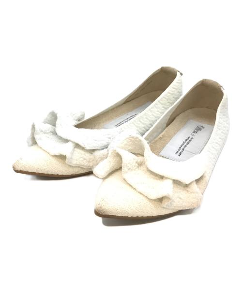 offen（オッフェン）offen (オッフェン) パンプス ホワイト サイズ:38の古着・服飾アイテム