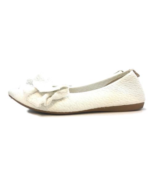 offen（オッフェン）offen (オッフェン) パンプス ホワイト サイズ:38の古着・服飾アイテム