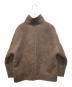 Fano Studios (ファノ ストゥディオズ) 合皮パイピング ムートンジャケット ブラウン サイズ:S：15000円