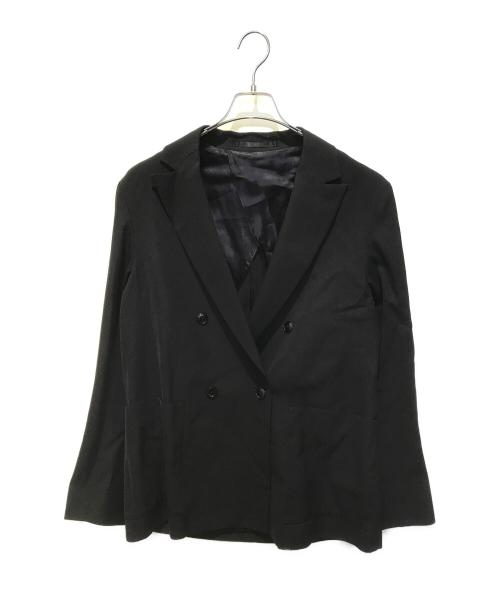 TOMORROW LAND（トゥモローランド）TOMORROW LAND (トゥモローランド) ウールレーヨンツイル ダブルブレステッド4Bジャケット 63072407402 ブラック サイズ:Sの古着・服飾アイテム