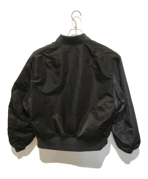 BEAMS（ビームス）BEAMS (ビームス) バイカラーMA-1ジャケット 24S-BM1809 ブラック×ネイビー サイズ:Mの古着・服飾アイテム