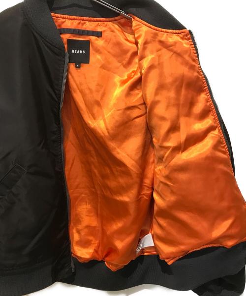 BEAMS（ビームス）BEAMS (ビームス) バイカラーMA-1ジャケット 24S-BM1809 ブラック×ネイビー サイズ:Mの古着・服飾アイテム