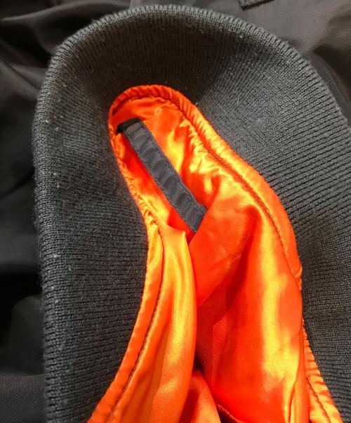 BEAMS（ビームス）BEAMS (ビームス) バイカラーMA-1ジャケット 24S-BM1809 ブラック×ネイビー サイズ:Mの古着・服飾アイテム