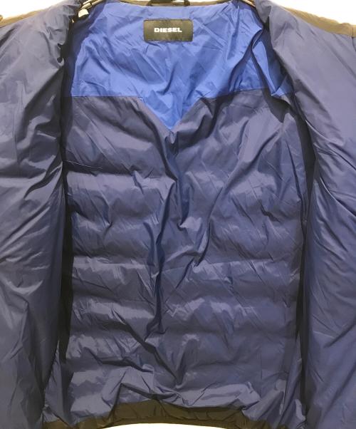 DIESEL（ディーゼル）DIESEL (ディーゼル) ダウンジャケット ネイビー サイズ:Mの古着・服飾アイテム