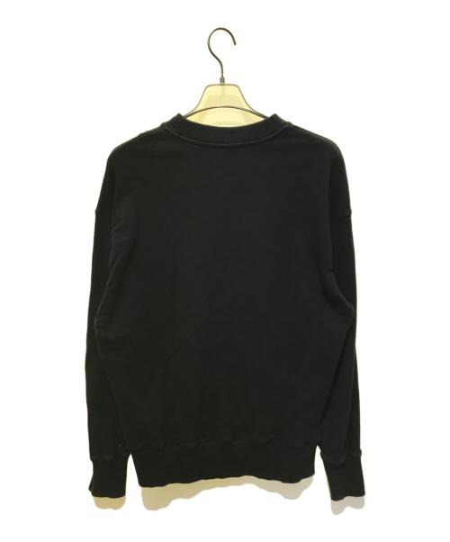 MSGM（エムエスジーエム）MSGM (エムエスジーエム) ネックロゴ スウェット 3240MM97 ブラック サイズ:Mの古着・服飾アイテム