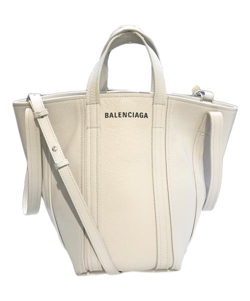 BALENCIAGA（バレンシアガ）BALENCIAGA (バレンシアガ) EVERYDAY 2.0 スモール ハンドバッグ　672791 アイボリーの古着・服飾アイテム