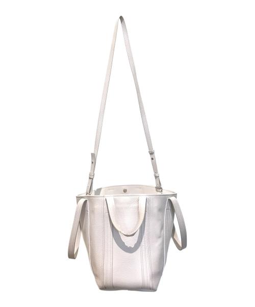 BALENCIAGA（バレンシアガ）BALENCIAGA (バレンシアガ) EVERYDAY 2.0 スモール ハンドバッグ　672791 アイボリーの古着・服飾アイテム