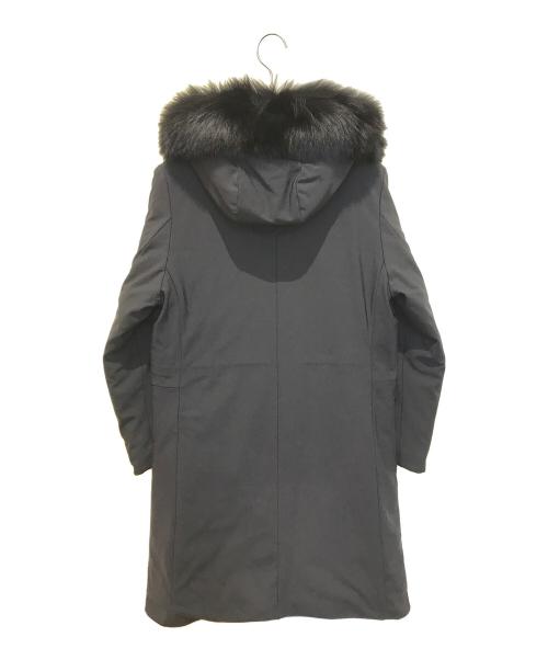 DOUBLE STANDARD CLOTHING（ダブルスタンダードクロージング）DOUBLE STANDARD CLOTHING (ダブルスタンダードクロージング) ファーフードコート　0207-401-193 ブラック サイズ:Sの古着・服飾アイテム