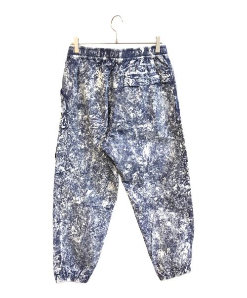 STONE ISLAND（ストーンアイランド）STONE ISLAND (ストーンアイランド) 'White Pigment' Easy wide cargopants ネイビー サイズ:W32の古着・服飾アイテム