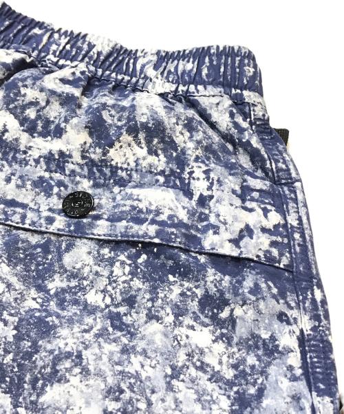 STONE ISLAND（ストーンアイランド）STONE ISLAND (ストーンアイランド) 'White Pigment' Easy wide cargopants ネイビー サイズ:W32の古着・服飾アイテム