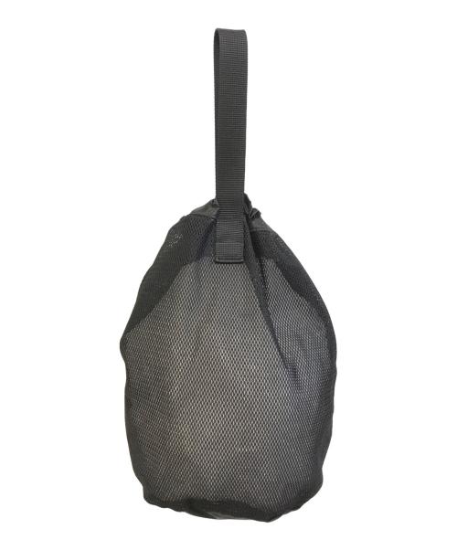 MARGARET HOWELL（マーガレットハウエル）MARGARET HOWELL (マーガレットハウエル) NYLON MESH 巾着 バッグ ブラックの古着・服飾アイテム