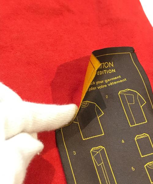 LOUIS VUITTON（ルイ ヴィトン）LOUIS VUITTON (ルイ ヴィトン) インサイドアウトTシャツ レッド サイズ:XSの古着・服飾アイテム