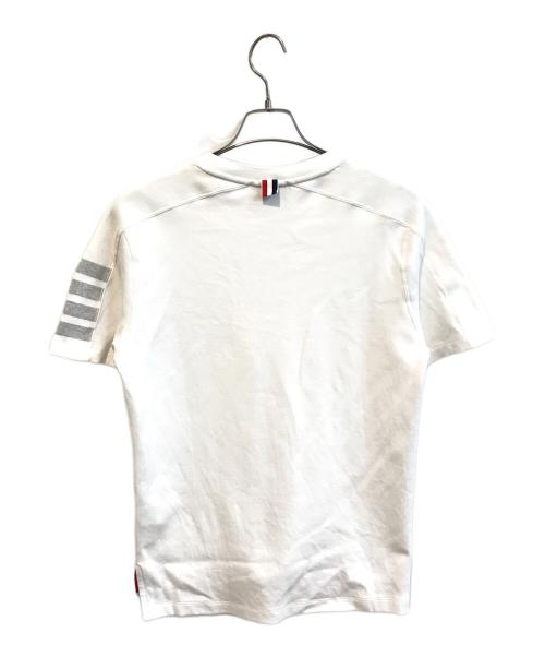 THOM BROWNE. NEW YORK（トムブラウン ニューヨーク）THOM BROWNE. NEW YORK (トムブラウン ニューヨーク) 4BARTシャツ　MJS246A-07323-100 ホワイト サイズ:1の古着・服飾アイテム