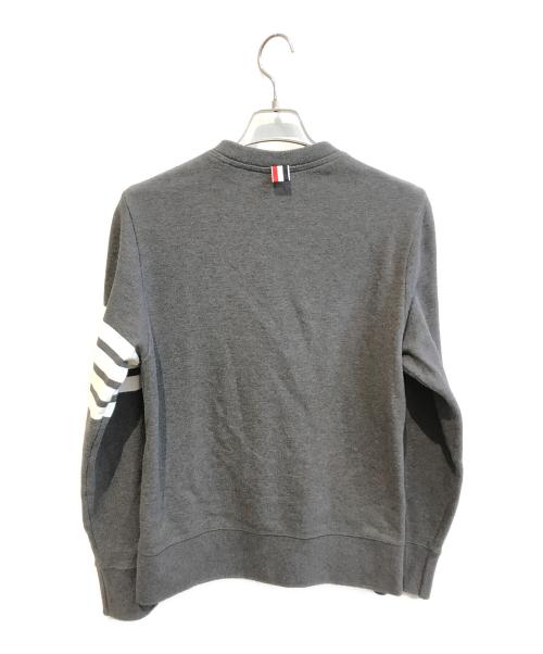 Thom Browne（トムブラウン）Thom Browne (トムブラウン) クラシック ループバック4BAR スウェットシャツ　MJ021H-00535-025 グレー サイズ:3の古着・服飾アイテム