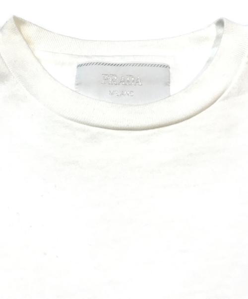 PRADA（プラダ）PRADA (プラダ) EMBOSS LOGO TEE　UJN896 S000 14K7 ホワイト サイズ:XXSの古着・服飾アイテム