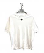PRADAプラダ）の古着「トライアングルロゴTシャツ　UJN861 S232 240」｜ホワイト
