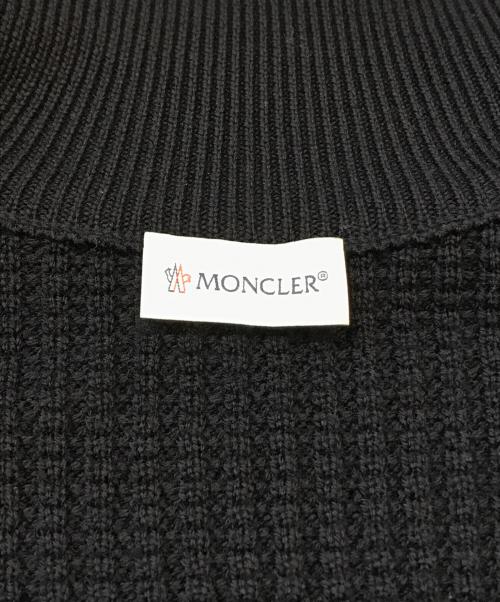 MONCLER（モンクレール）MONCLER (モンクレール) ニット切替ダウンジャケット ネイビー サイズ:Lの古着・服飾アイテム