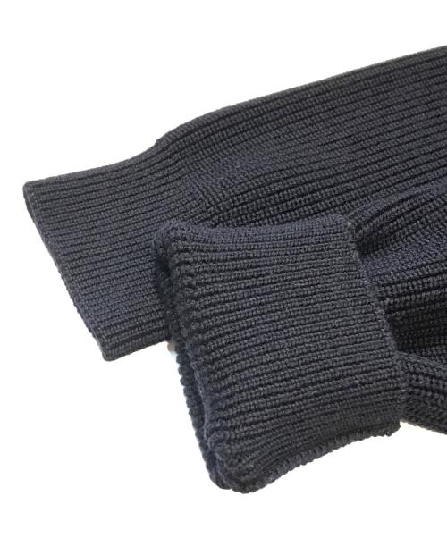 MONCLER（モンクレール）MONCLER (モンクレール) ニット切替ダウンジャケット ネイビー サイズ:Lの古着・服飾アイテム