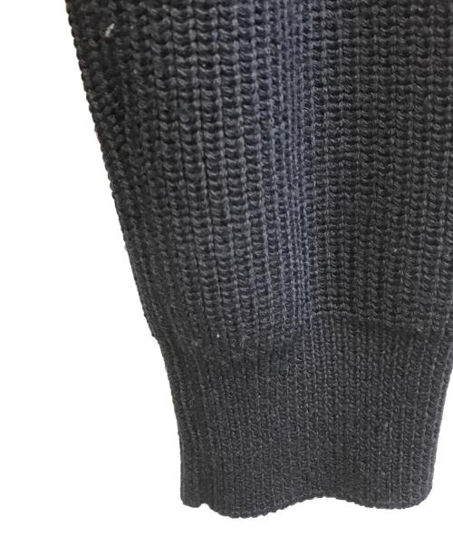 MONCLER（モンクレール）MONCLER (モンクレール) ニット切替ダウンジャケット ネイビー サイズ:Lの古着・服飾アイテム