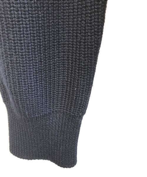 MONCLER（モンクレール）MONCLER (モンクレール) ニット切替ダウンジャケット ネイビー サイズ:Lの古着・服飾アイテム